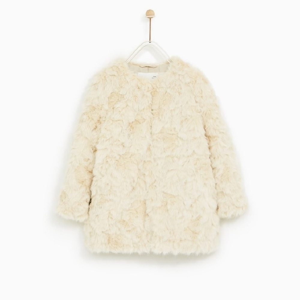 Zara Kids Faux Fur coat